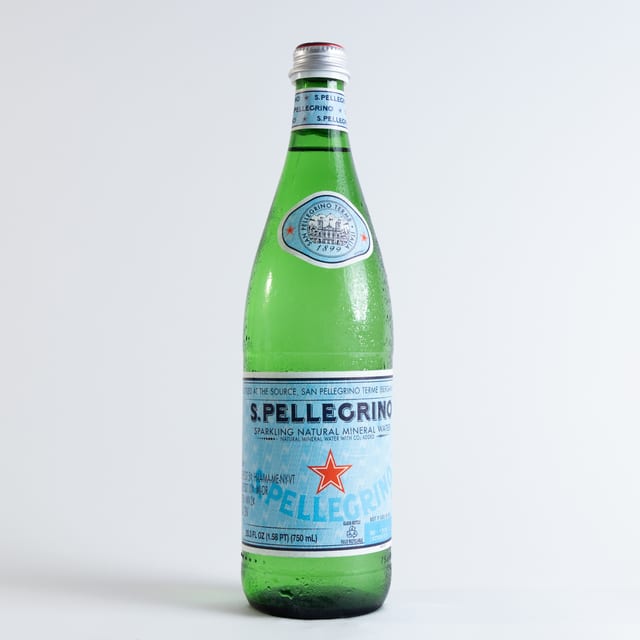 San Pellegrino Cans.