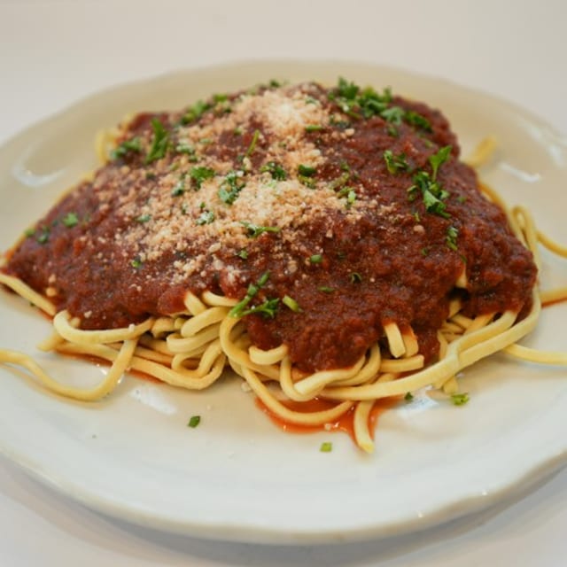 Homemade Spaghetti.