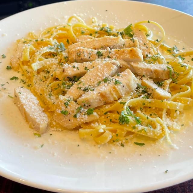 Fettuccine Alfredo.